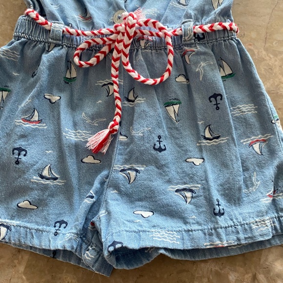 Navy Boat romper super cute for girls! - Picture 5 of 6